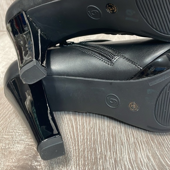 NWT East 5th EF Emmelie Black Booties Memory Foam Buckle Heeled 6 - Picture 14 of 16